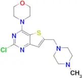 4-(2-Chloro-6-((4-methylpiperazin-1-yl)methyl)thieno[3,2-d]pyrimidin-4-yl)morpholine