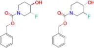 Benzyl (3R,4R)-3-fluoro-4-hydroxypiperidine-1-carboxylate;benzyl (3S,4S)-3-fluoro-4-hydroxypiperid…