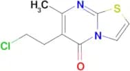 6-(2-CHLOROETHYL)-7-METHYL-5H-THIAZOLO[3,2-A]PYRIMIDIN-5-ONE