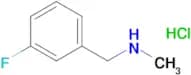 1-(3-FLUOROPHENYL)-N-METHYLMETHANAMINE HCL