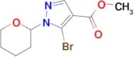 METHYL 5-BROMO-1-(TETRAHYDROPYRAN-2-YL)-1H-PYRAZOLE-4-CARBOXYLATE