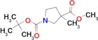 METHYL 1-BOC-3-METHYLPYRROLIDINE-3-CARBOXYLATE