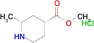 CIS-2-METHYLPIPERIDINE-4-CARBOXYLIC ACID METHYL ESTER HCL