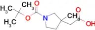 2-(1-(TERT-BUTOXYCARBONYL)-3-METHYLPYRROLIDIN-3-YL)ACETIC ACID