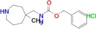 BENZYL ((4-METHYLAZEPAN-4-YL)METHYL)CARBAMATE HCL