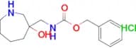 BENZYL ((3-HYDROXYAZEPAN-3-YL)METHYL)CARBAMATE HCL