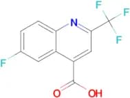 6-FLUORO-2-(TRIFLUOROMETHYL)QUINOLINE-4-CARBOXYLIC ACID