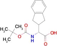 (R)-2-(TERT-BUTOXYCARBONYLAMINO)-2-(2,3-DIHYDRO-1H-INDEN-2-YL)ACETIC ACID