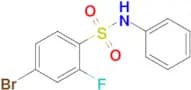 4-BROMO-2-FLUORO-N-PHENYLBENZENESULFONAMIDE