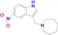 3-(AZEPAN-1-YLMETHYL)-5-NITRO-1H-INDOLE