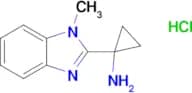 1-(1-METHYL-1H-BENZO[D]IMIDAZOL-2-YL)CYCLOPROPANAMINE HCL