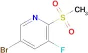 5-BROMO-3-FLUORO-2-(METHYLSULFONYL)PYRIDINE