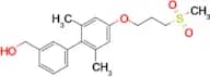 (2',6'-DIMETHYL-4'-(3-(METHYLSULFONYL)PROPOXY)-[1,1'-BIPHENYL]-3-YL)METHANOL