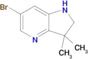6-BROMO-3,3-DIMETHYL-2,3-DIHYDRO-1H-PYRROLO[3,2-B]PYRIDINE