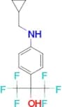 2-(4-(CYCLOPROPYLMETHYLAMINO)PHENYL)-1,1,1,3,3,3-HEXAFLUOROPROPAN-2-OL