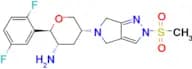(2R,3S,5R)-2-(2,5-DIFLUOROPHENYL)-5-[2-(METHYLSULFONYL)-2,6-DIHYDROPYRROLO[3,4-C]PYRAZOL-5(4H)-YL]…