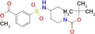 Tert-Butyl 4-[3-(methoxycarbonyl)phenylsulfonamido]piperidine-1-carboxylate