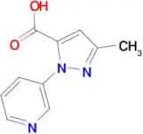 3-Methyl-1-(pyridin-3-yl)-1H-pyrazole-5-carboxylic acid