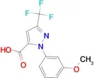 1-(3-Methoxyphenyl)-3-(trifluoromethyl)-1H-pyrazole-5-carboxylic acid