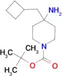 Tert-Butyl 4-amino-4-(cyclobutylmethyl)piperidine-1-carboxylate