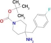 Tert-Butyl 4-amino-4-(4-fluorobenzyl)piperidine-1-carboxylate
