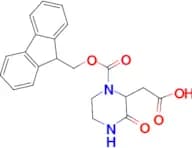 (R,S)-4-Fmoc-3-carboxymethyl-piperazin-2-one