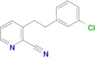 2-Cyano-3-(3-chlorophenylethyl)pyridine