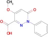 4-methoxy-6-oxo-1-phenyl-1,6-dihydropyridazine-3-carboxylic acid