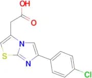 [6-(4-chlorophenyl)imidazo[2,1-b][1,3]thiazol-3-yl]acetic acid