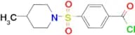 4-((4-methylpiperidin-1-yl)sulfonyl)benzoyl chloride