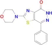 2-morpholin-4-yl-7-phenyl[1,3]thiazolo[4,5-d]pyridazin-4(5H)-one