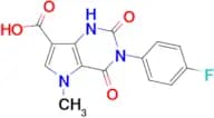 3-(4-fluorophenyl)-5-methyl-2,4-dioxo-2,3,4,5-tetrahydro-1H-pyrrolo[3,2-d]pyrimidine-7-carboxylic …