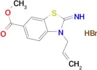 Methyl 3-allyl-2-imino-2,3-dihydrobenzo[d]thiazole-6-carboxylate hydrobromide