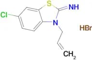 3-allyl-6-chlorobenzo[d]thiazol-2(3H)-imine hydrobromide