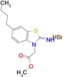 Methyl 2-(6-butyl-2-iminobenzo[d]thiazol-3(2H)-yl)acetate hydrobromide