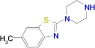 6-methyl-2-piperazin-1-yl-1,3-benzothiazole