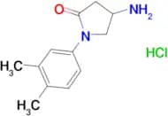 4-amino-1-(3,4-dimethylphenyl)pyrrolidin-2-one hydrochloride