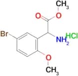 Methyl amino(5-bromo-2-methoxyphenyl)acetate hydrochloride