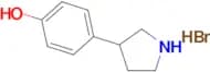 4-(pyrrolidin-3-yl)phenol hydrobromide