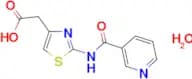 {2-[(3-Pyridinylcarbonyl)amino]-1,3-thiazol-4-yl}acetic acid hydrate