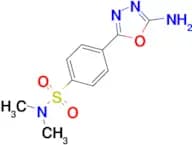 4-(5-amino-1,3,4-oxadiazol-2-yl)-N,N-dimethylbenzenesulfonamide
