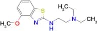 N,N-diethyl-N'-(4-methoxy-1,3-benzothiazol-2-yl)ethane-1,2-diamine