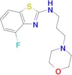 4-fluoro-N-(3-morpholin-4-ylpropyl)-1,3-benzothiazol-2-amine