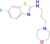6-fluoro-N-(3-morpholin-4-ylpropyl)-1,3-benzothiazol-2-amine