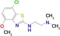 N'-(7-chloro-4-methoxy-1,3-benzothiazol-2-yl)-N,N-dimethylethane-1,2-diamine