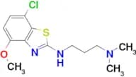 N'-(7-chloro-4-methoxy-1,3-benzothiazol-2-yl)-N,N-dimethylpropane-1,3-diamine