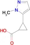 2-(1-methyl-1H-pyrazol-5-yl)cyclopropane-1-carboxylic acid