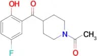 (1-acetylpiperidin-4-yl)(5-fluoro-2-hydroxyphenyl)methanone