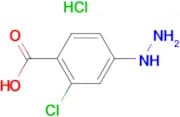 2-Chloro-4-hydrazinylbenzoic acid hydrochloride