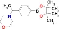 4-(1-(4-(4,4,5,5-TETRAMETHYL-1,3,2-DIOXABOROLAN-2-YL)PHENYL)ETHYL)MORPHOLINE